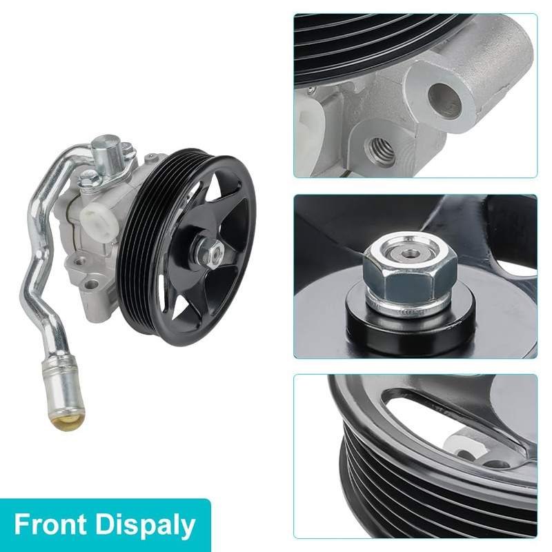WMPHE Power Steering Pump with Pulley Compatible with Ford Escape