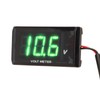 Universal LCD Motorcycle Voltmeter Ultra Thin Waterproof Voltmeter with Left