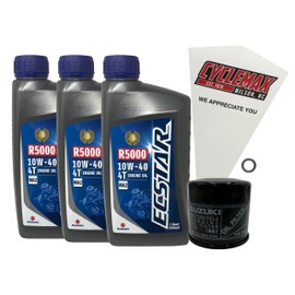 Cyclemax Standard Ecstar R5000 Oil Change Kit compatible with 2011-2025 Suzuki GSX-R750