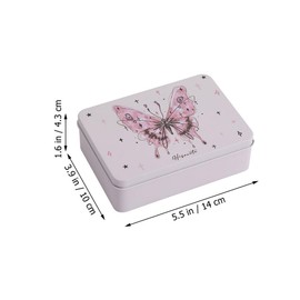 Gatuida Empty Iron Can Small Tin Lid Storage Box for Decorative Items Party Favors Home Decor