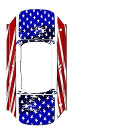 Graphics for OneWheel Pint, Merica USA Design, Rail Decals and Grip Tape only, Earth SURF Designs by Senge Graphics Inc.