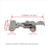 RANYUSS 2PCS of SS316 Heavy Duty Anti-Rattle Lockable Hold Down