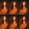 Brown Curly Wave Bundles Human Hair Color 30 Human Hair
