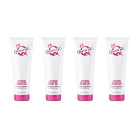 Queen of Ooh la la! Coconut and Vanilla Womens Shaving Gel, Sensitive Moisturising Shaving Cream for Women, 4x150ml