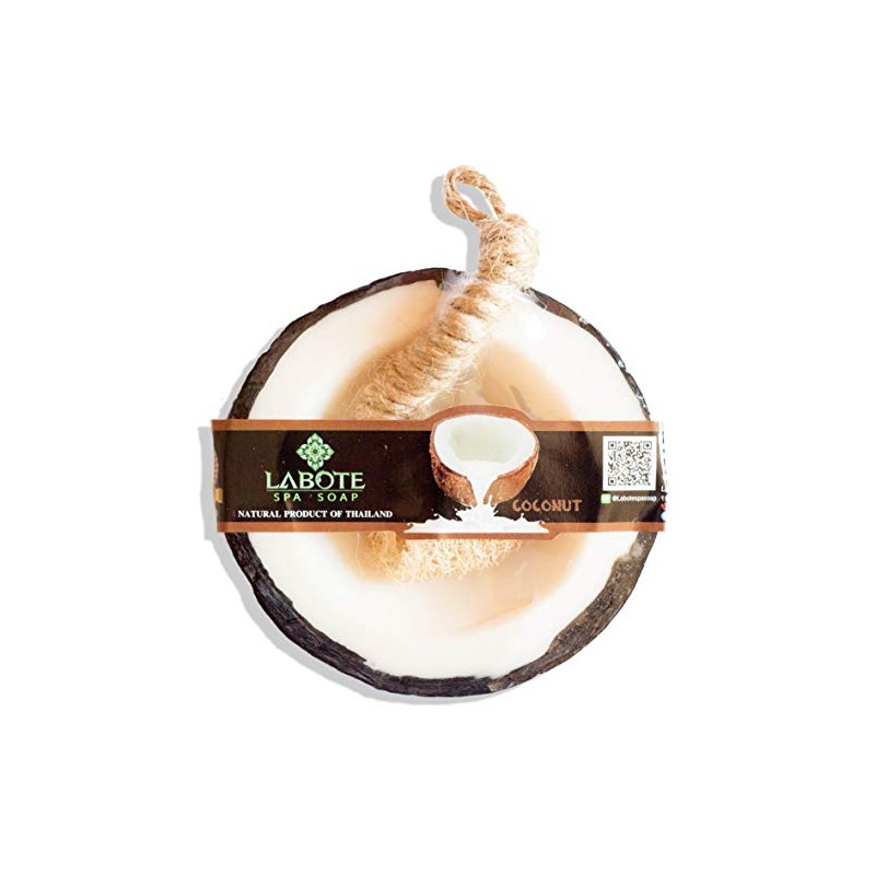 LABOTE Handmade Thai Organic Natural Soap Coconut with Typical Fragrance