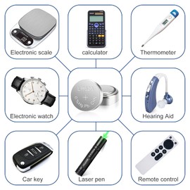 kunying AG4 LR626 Battery 25 Pack, Long-Lasting LR626/L626 /SR626 /377 /SR626SW Batteries Coin Cells for Watches Calculators Toys