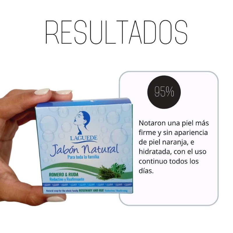 Jabón Natural de Romero y Ruda