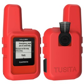 TUSITA Silicone Case Compatible with Garmin inReach Mini 2 - Red