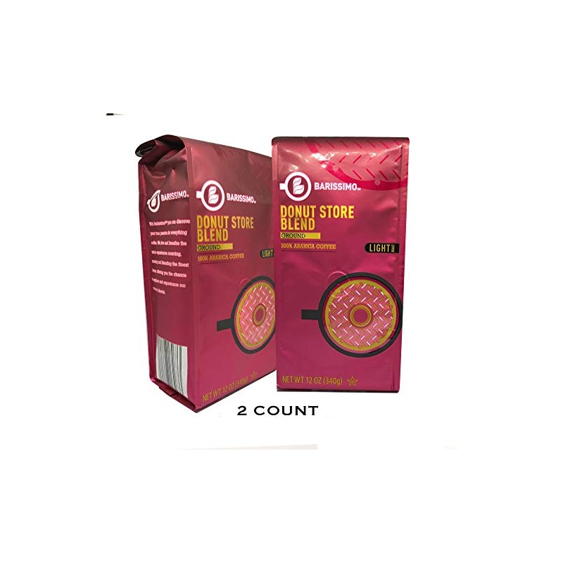 Barissimo Ground Coffee Fair Trade (Donut Store Blend, 2 Count)