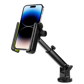 Hikeen Kayak Phone Holder, 360°Adjustable Phone Holder with Long Arm, Kayak Fishing Accessories, Kayak Phone Mount Compatible with Smartphone from 4''-7''（1Pack）