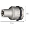 Tone 3ATX-E08 Torx Socket for Impact, 3/8 inch (9.5 mm)
