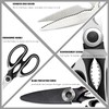 Zaxetic Kitchen Scissors Heavy Duty Multi-Function Purpose, Ultra Sharp Cutters