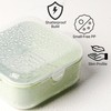 Adorila Small Travel Soap Case with Removable Drainage Tray, Pack