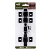 National Hardware N166-033 7.8-in Industrial Black Gate Latch