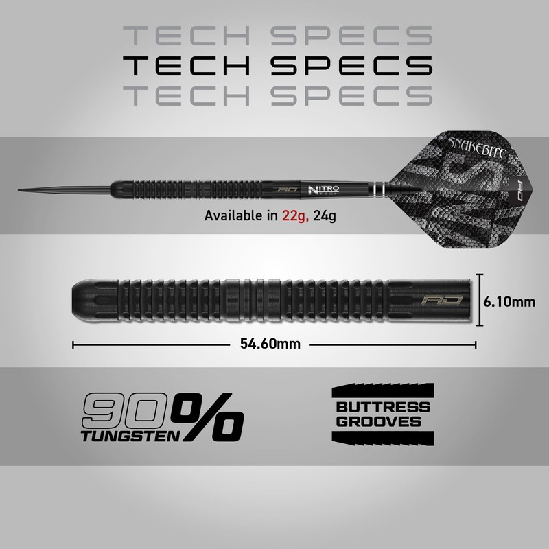 RED DRAGON Darts - Professional Player - Peter Wright 'Snakebite'
