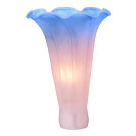 Meyda Tiffany 10185 Lily Shade, Pink/Blue