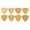 Clayton Ultem Gold Rounded Triangle Picks .80mm 3 Picks