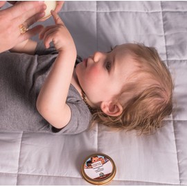 Punkin Butt Baby Chest Rub with Rosemary | All Natural with Organic Chamomile and Mullein Safe for Infants | 2 oz