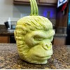 Gorilla pumpkin mold for growing gorilla shaped pumpkin and watermelon