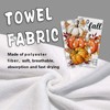 Croar Hello Fall Pumpkin Kitchen Dish Towels Set of 2,