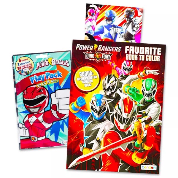Power Rangers Coloring Book Super Set - 2 Coloring and