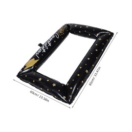 Alipis Unique Graduation Frame Inflatable Photo Booth Props Party Season Decorations