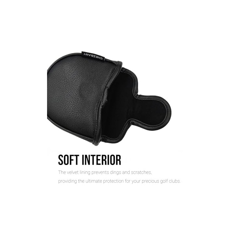 PU Leather Waterproof Golf Club Mallet Putter Covers Protector,Sloth