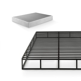 Zinus Victor 9 Inch Quick Lock Box Spring / Mattress Foundation / Built-to-Last Metal Structure / High Profile / Easy Assembly, King
