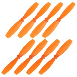 uxcell RC Propellers 55mm CW CCW 2-Vane Main Rotors for Walkera QR Ladybird Quadcopter, Orange 4 Pairs