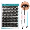 GEMERRY Individual Eyelash Set 40D/50D Cluster Eyelashes 0.07 D Crul