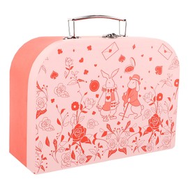 iplusmile Paperboard Suitcases, Vintage Decorative Storage Box, Bunny Pattern Decorative Box Cardboard Suitcases Keepsake Box Photo Storage Box Hat Boxes Home Decoration
