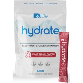IDLife Bebida Hidratante En Polvo Fruit Punch Hidratación Instantánea Con Electrolitos, Vitaminas, Mct Y Minerales para Nutrientes Vitales - 15