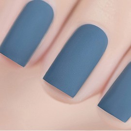 Vishine Gel Nail Polish 15ml, Medium Navy Blue Color Soak Off UV LED Long-Lasting Nail Gel Polish Nail Art Home DIY Manicure Nail Salon Varnish #909