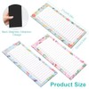 Juibao 3Pcs Magnetic Shopping List Pads, Vegetable Theme Grocery Lists