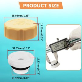 Langina 1pcs Vacuum Breaker Repair Kit, UPC ASSE 1019-A Repair kit, Outdoor Faucet Spigot repair kit with 1pcs 3/4"GHT Garden Hose End Cap