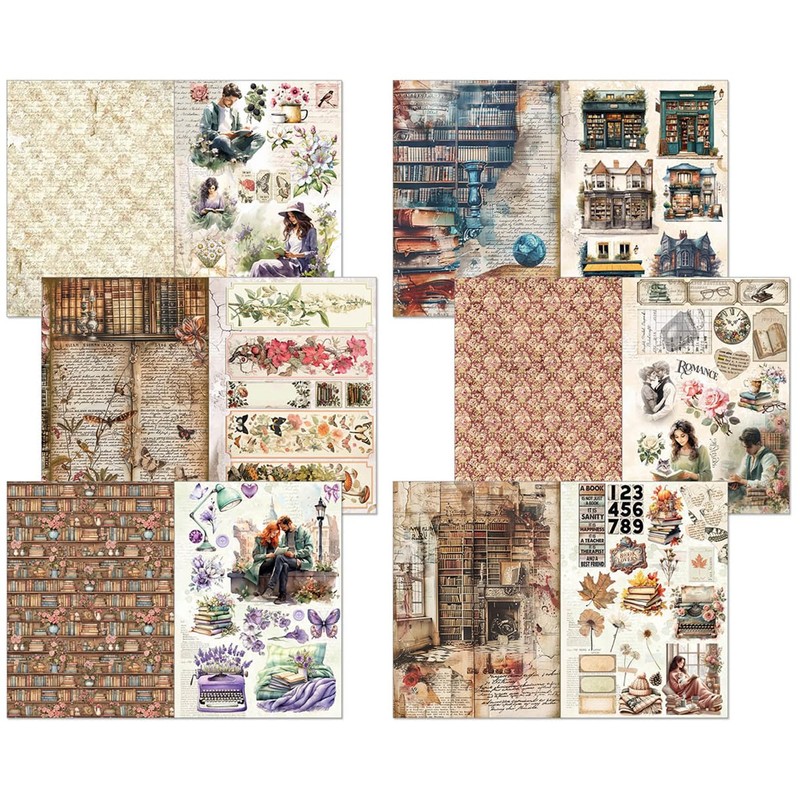 Ciao Bella Book Lovers Junk Journal & Ephemera Book -