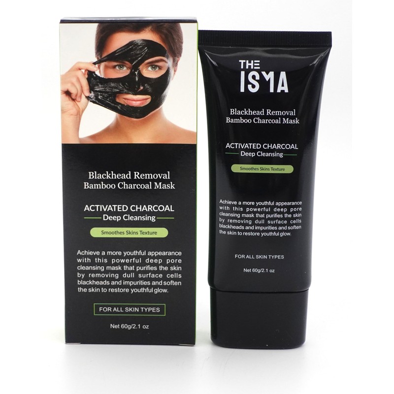THE ISMA Charcoal Peel Off Face Masks, Black Blackhead Cleanser