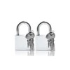 Lamondre Padlock 38mm Padlock with Keys Heavy Duty Padlock, High