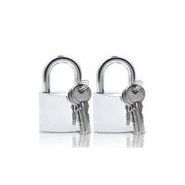 Lamondre Padlock 38mm Padlock with Keys Heavy Duty Padlock, High Security Padlocks, Key Padlock for Doors, Shed, Warehouse, Garage, Cabinets