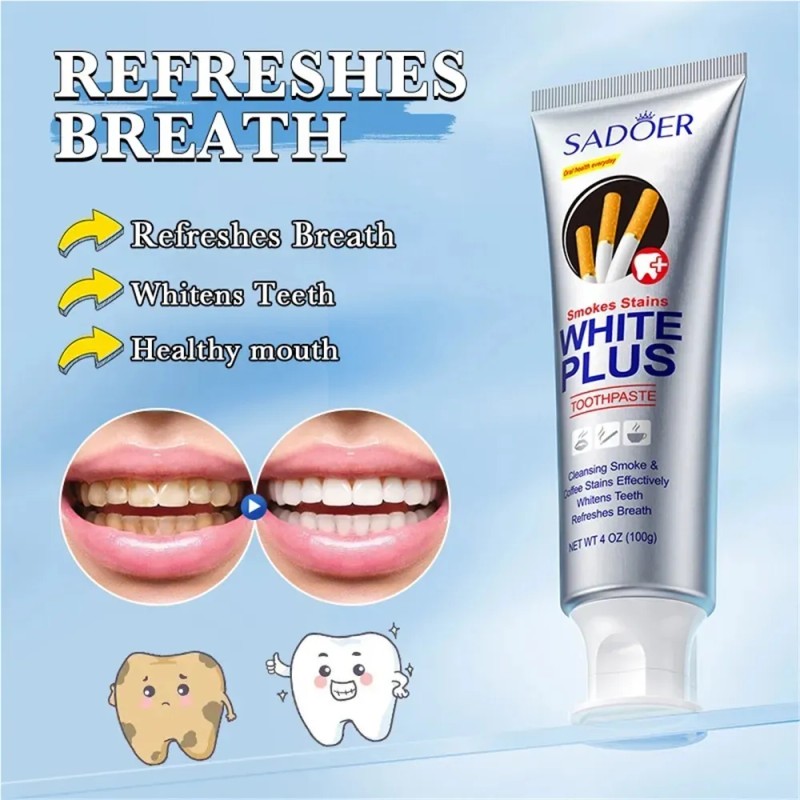 Crema Dental Para Eliminar Las Manchas De Humo Con Dientes