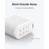 Loud Portable Travel Sound Machine for Adults: Rechargeable Battery, Headphone