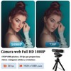 RVFRGRD Webcam, Cámara Web, cámara para computadora, Webcam con micrófono,