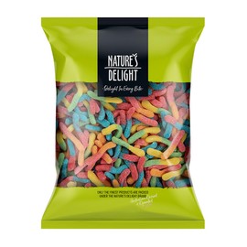 Natures Delight Sour Worms 600 g