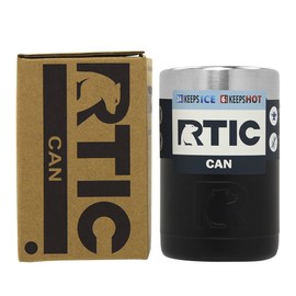 RTIC Cooler Insulated Can, 12oz, Black