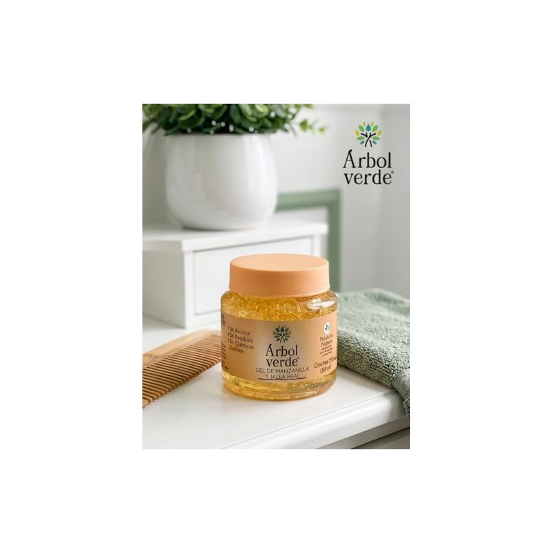 Árbol Verde Gel de Manzanilla y Jalea Real 250 g