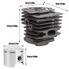 Cylinder Piston Seal Set - 46 mm Cylinder Piston w/