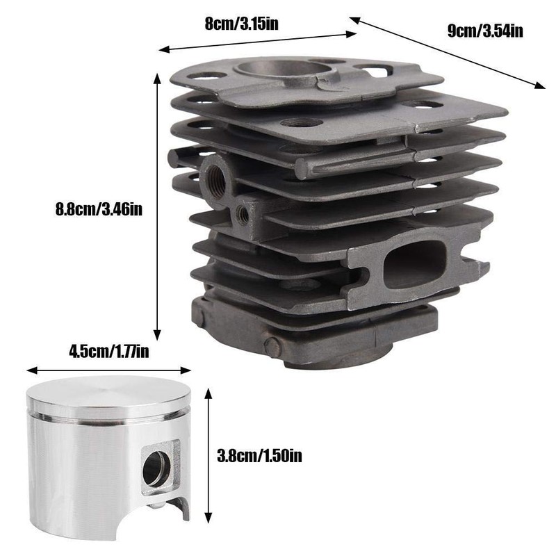 Cylinder Piston Seal Set - 46 mm Cylinder Piston w/