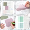 Yinder 16 Pack 800 Sheets Transparent Lined Sticky Waterproof Notes,