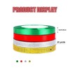 4 Rolls Christmas Satin Ribbon Set,Red, Green, Gold,Silver Ribbon Satin,Ribbons