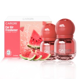 Carori Car Air Freshener - The Adorable Lightbulb-Shaped - Automotive Vent Clip - Long Lasting Scent - Essential Oils - Scented Car Accessories - Watermelon Candy Scented